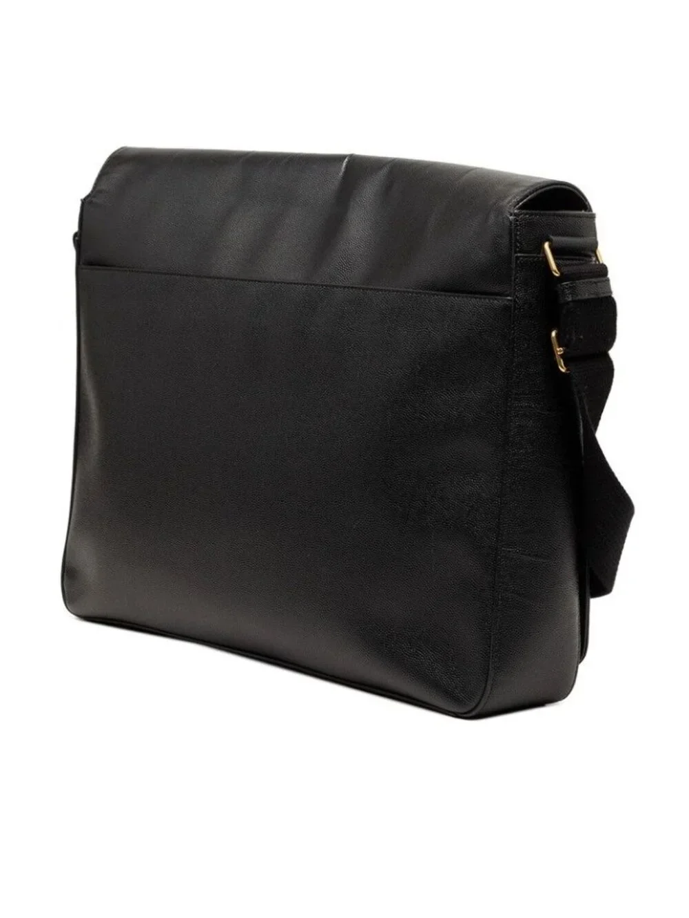 Saint Laurent Shoulder Bag / Black / Leather /